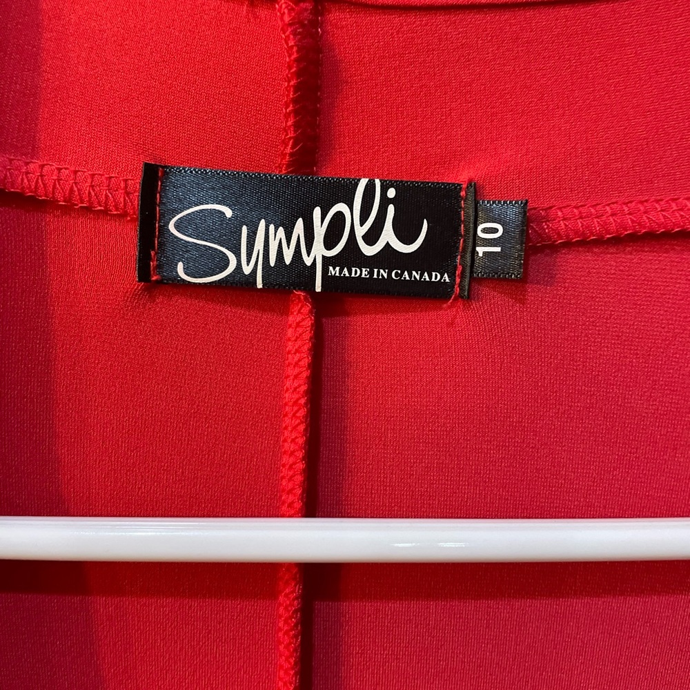 Sympli jacket. Lipstick red. - Picture 3 of 3